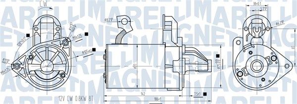 MAGNETI MARELLI 063721422010 Starter