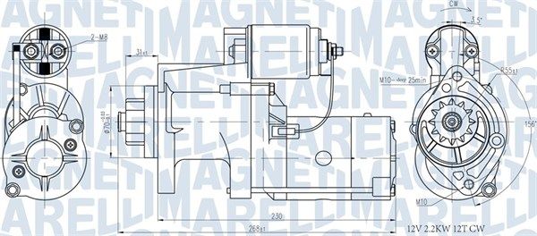 MAGNETI MARELLI 063721439010 Starter