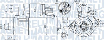 Starter MAGNETI MARELLI 063721512010