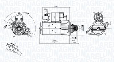 Starter MAGNETI MARELLI 063725561010