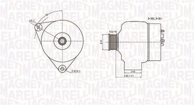 Alternator MAGNETI MARELLI 063731301010