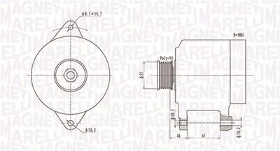 Alternator MAGNETI MARELLI 063731306010