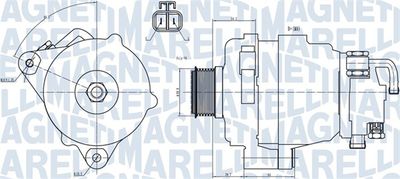Alternator MAGNETI MARELLI 063731708010