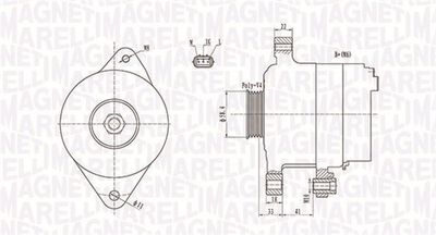 Alternator MAGNETI MARELLI 063731793010