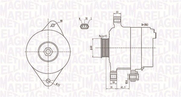 MAGNETI MARELLI 063731892010 Alternator