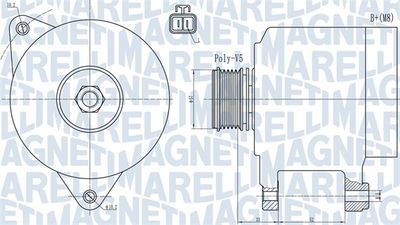Alternator MAGNETI MARELLI 063731906010