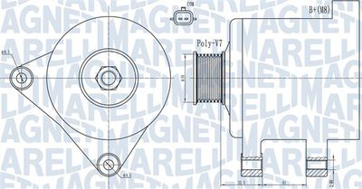 Alternator MAGNETI MARELLI 063731918010