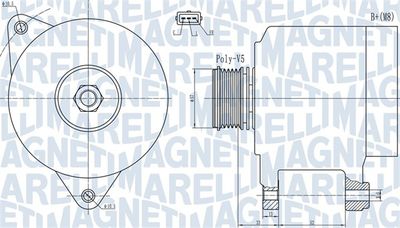Alternator MAGNETI MARELLI 063732133010