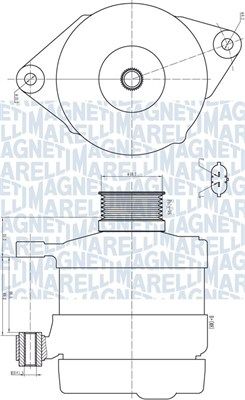 MAGNETI MARELLI 063732192010 Alternator