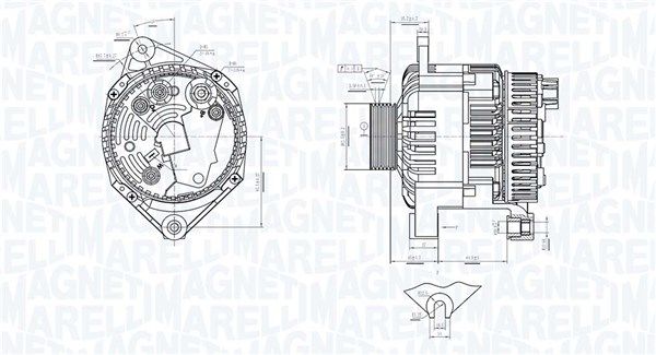 MAGNETI MARELLI 063733874010 Alternator