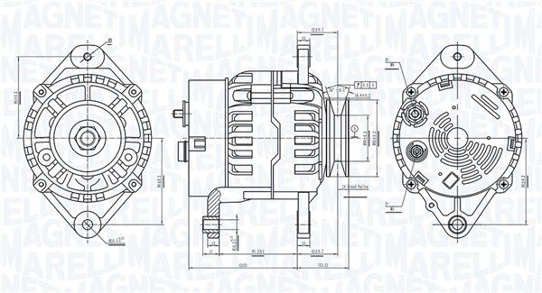 MAGNETI MARELLI 063734085010 Alternator