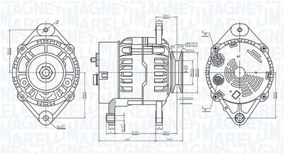 Alternator MAGNETI MARELLI 063734085010