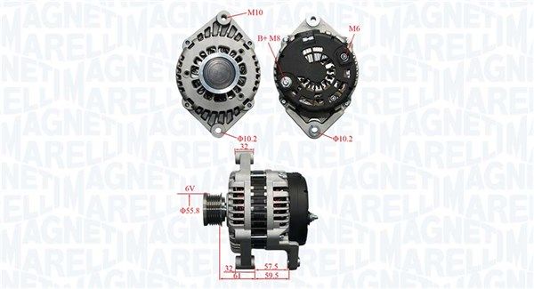 MAGNETI MARELLI 063735380010 Alternator
