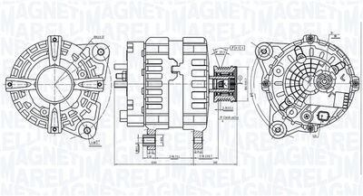 Alternator MAGNETI MARELLI 063736381010