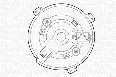 Interior Blower MAGNETI MARELLI 069412520010