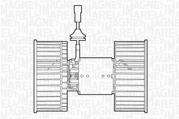 MAGNETI MARELLI 069412534010 Interior Blower