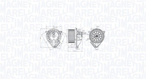 MAGNETI MARELLI 069412764010 Interior Blower