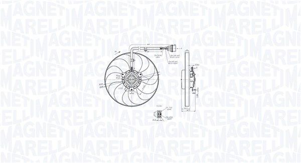 MAGNETI MARELLI 069422847010 Fan, engine cooling