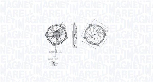 MAGNETI MARELLI 069422855010 Fan, engine cooling