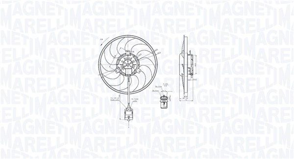 MAGNETI MARELLI 069422860010 Fan, engine cooling