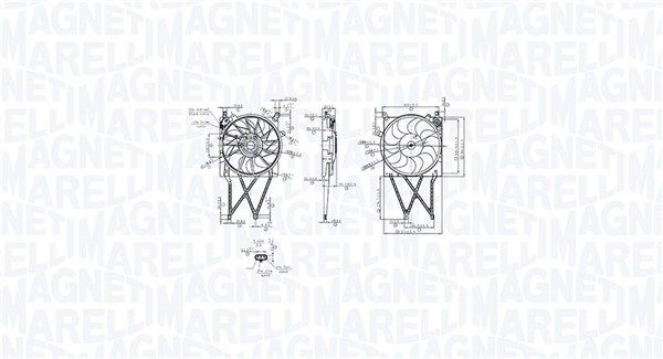 MAGNETI MARELLI 069422862010 Fan, engine cooling