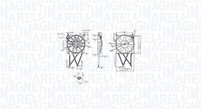 Fan, engine cooling MAGNETI MARELLI 069422862010