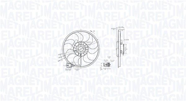 MAGNETI MARELLI 069422864010 Fan, engine cooling