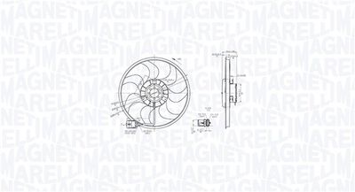 Fan, engine cooling MAGNETI MARELLI 069422864010