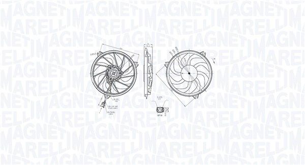 MAGNETI MARELLI 069422865010 Fan, engine cooling