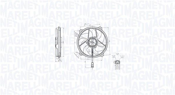 MAGNETI MARELLI 069422869010 Fan, engine cooling