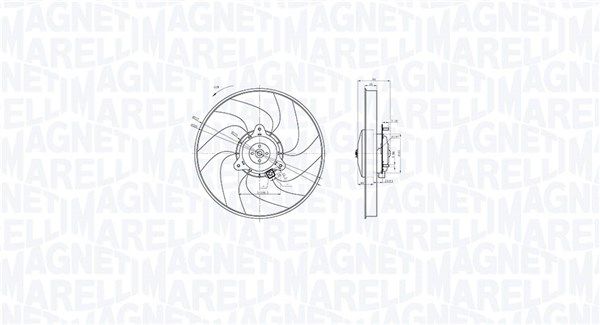 MAGNETI MARELLI 069422871010 Fan, engine cooling