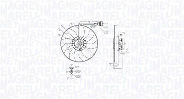 MAGNETI MARELLI 069422878010 Fan, engine cooling
