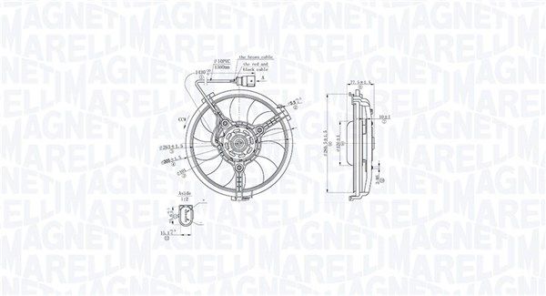 MAGNETI MARELLI 069422881010 Fan, engine cooling