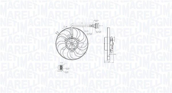 MAGNETI MARELLI 069422883010 Fan, engine cooling