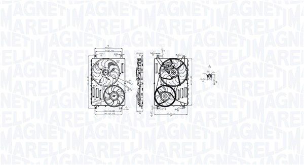 MAGNETI MARELLI 069422884010 Fan, engine cooling