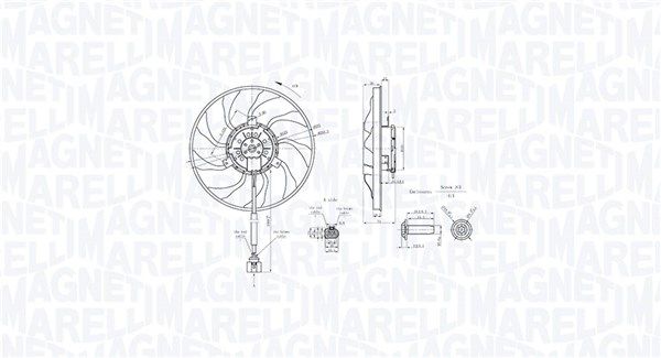 MAGNETI MARELLI 069422890010 Fan, engine cooling