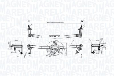Wiper Linkage MAGNETI MARELLI 085570191010