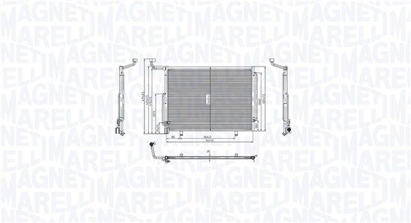 MAGNETI MARELLI 350203103700 Condenser, air conditioning