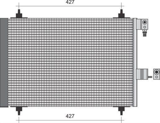 MAGNETI MARELLI 350203365000 Condenser, air conditioning