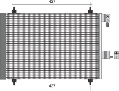 Condenser, air conditioning MAGNETI MARELLI 350203365000