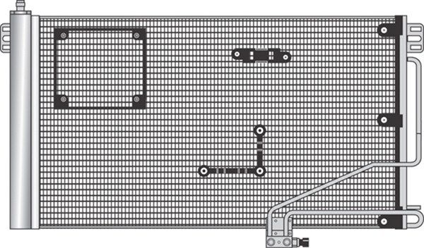 MAGNETI MARELLI 350203370000 Condenser, air conditioning