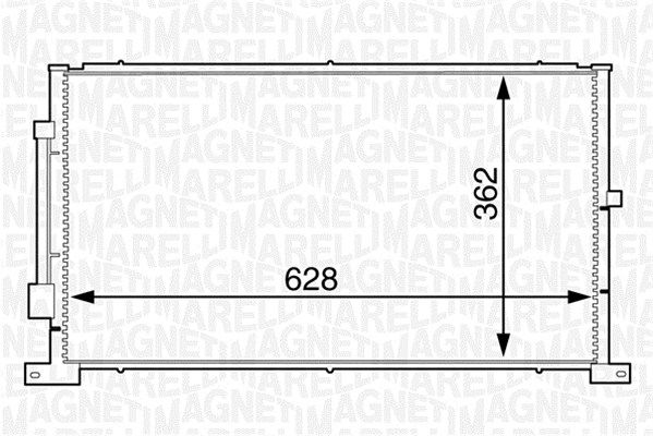 MAGNETI MARELLI 350203608000 Condenser, air conditioning