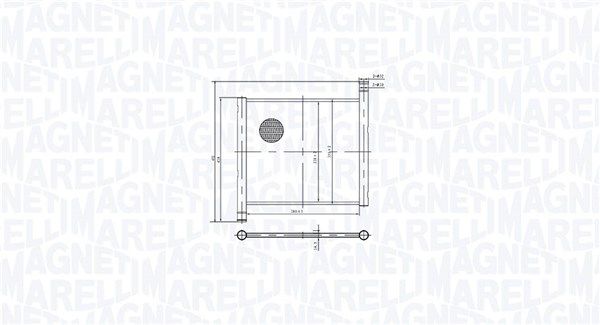 MAGNETI MARELLI 350213213700 Radiator, engine cooling