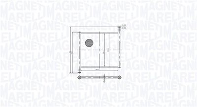 Radiator, engine cooling MAGNETI MARELLI 350213213700