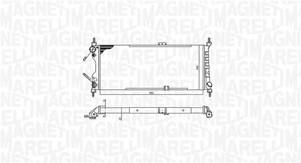 MAGNETI MARELLI 350213588000 Radiator, engine cooling