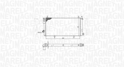 Radiator, engine cooling MAGNETI MARELLI 350213786000