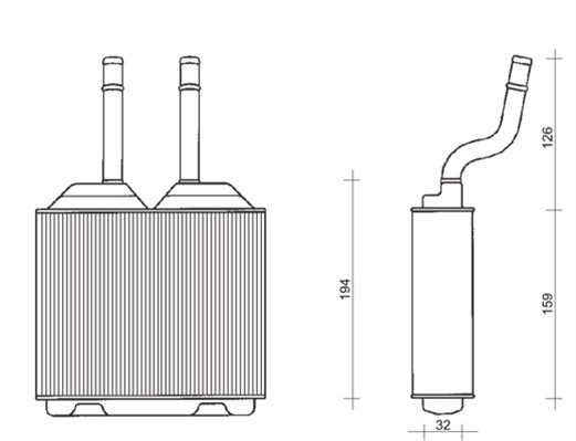 MAGNETI MARELLI 350218261000 Heat Exchanger, interior heating