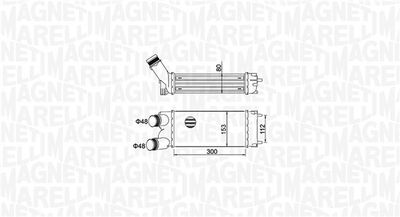 Charge Air Cooler MAGNETI MARELLI 351319204700