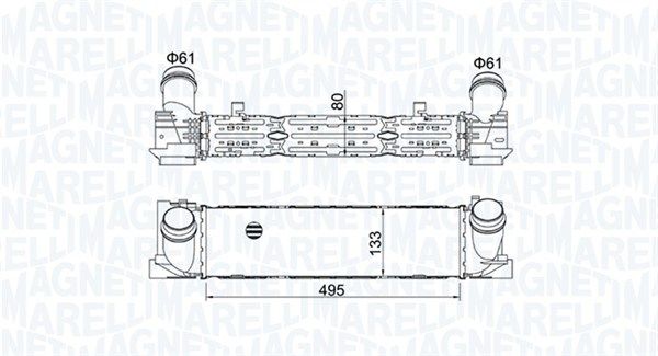 MAGNETI MARELLI 351319204900 Charge Air Cooler