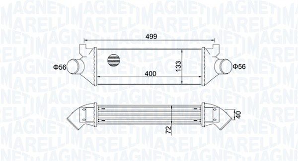 MAGNETI MARELLI 351319204960 Charge Air Cooler